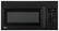Front. LG - 1.8 Cu. Ft. Over-the-Range Microwave - Smooth Black.