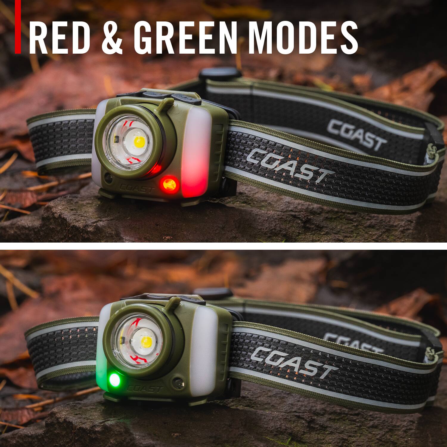 RED & GREEN MODES  
COAST  
COAST  
COAST
