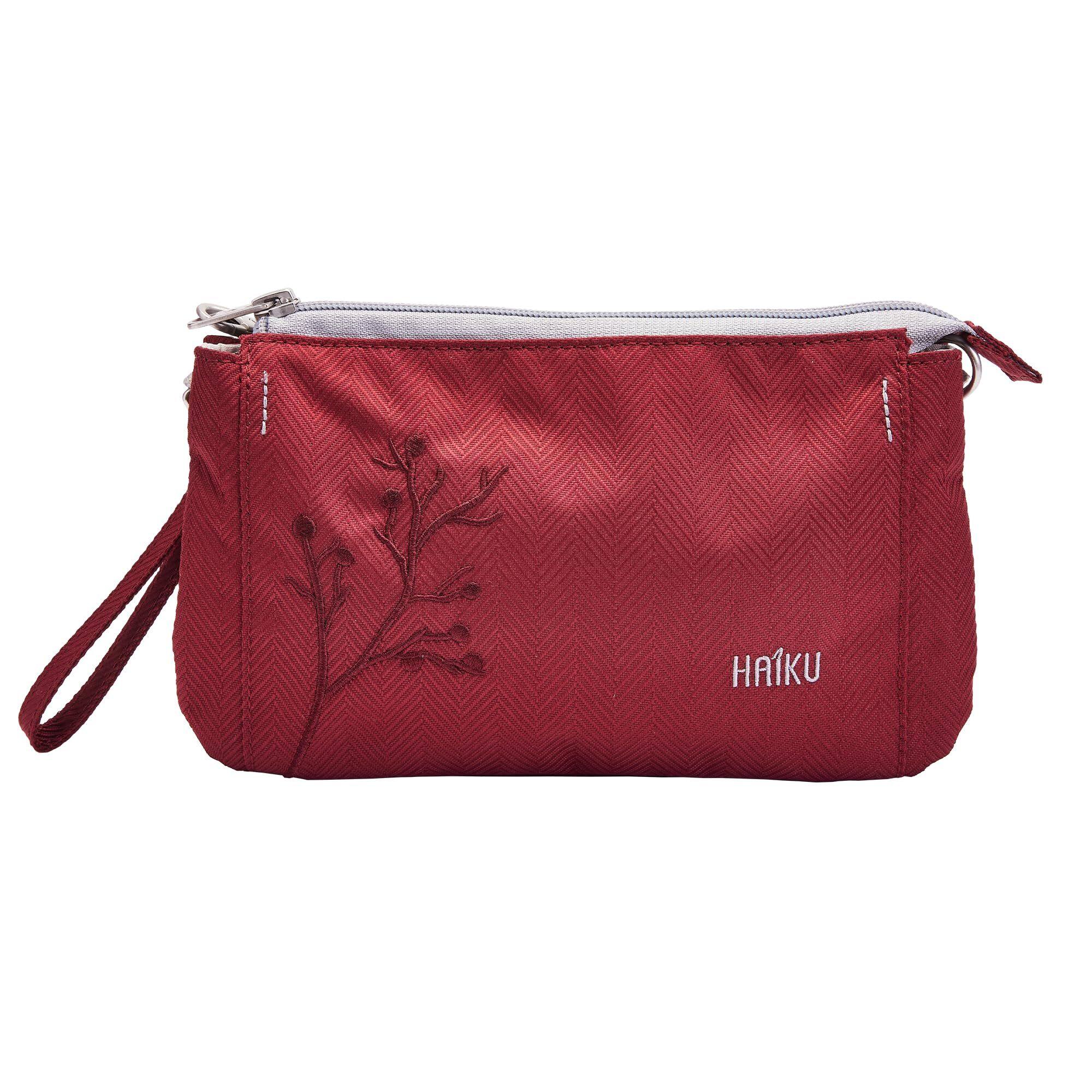 Left. Haiku - Haiku Stride Wristlet Wallet - Rosewood.