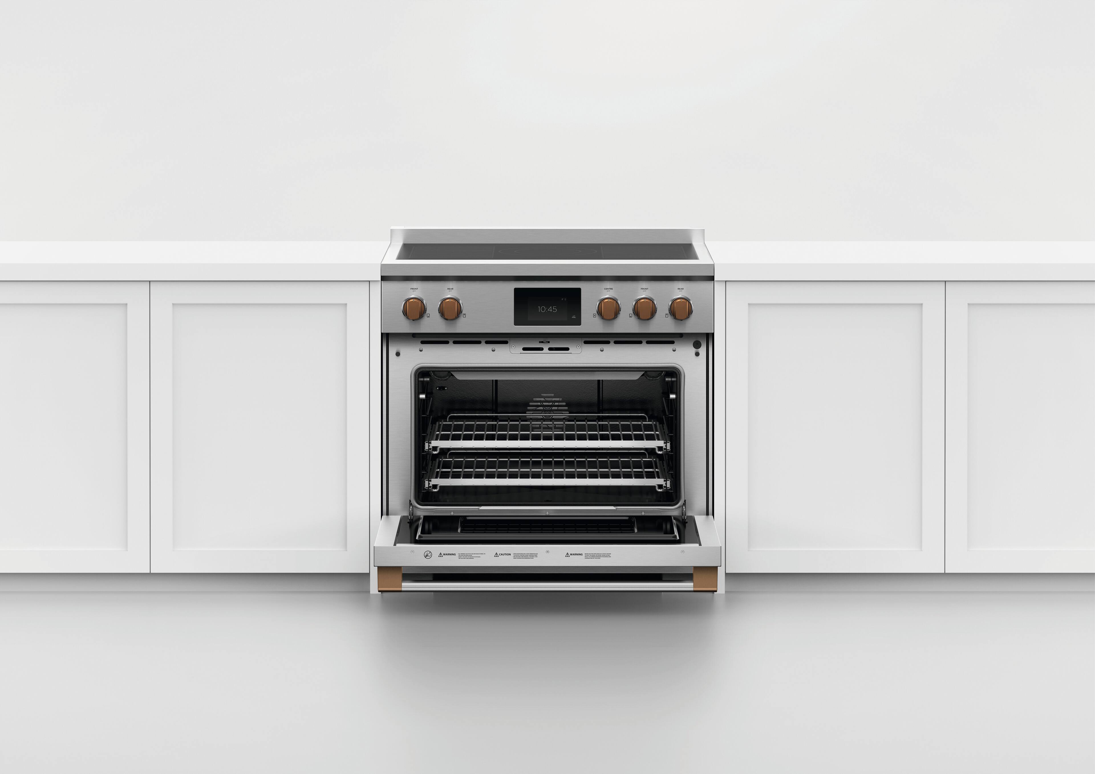 Alt View 15. Fisher & Paykel - Pro Range Dial Kit, 36", 5 Zone, Dark Copper - Compatible with RIV3-365 - Dark Coper.