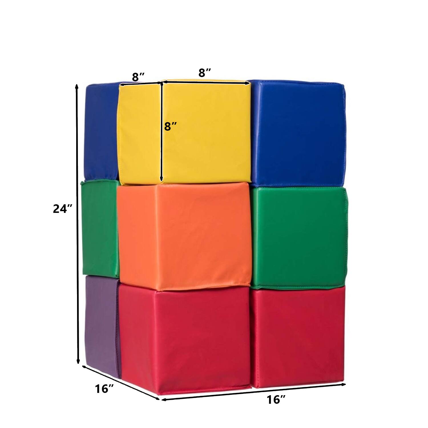 8" 8" 8" 24" 16" 16"