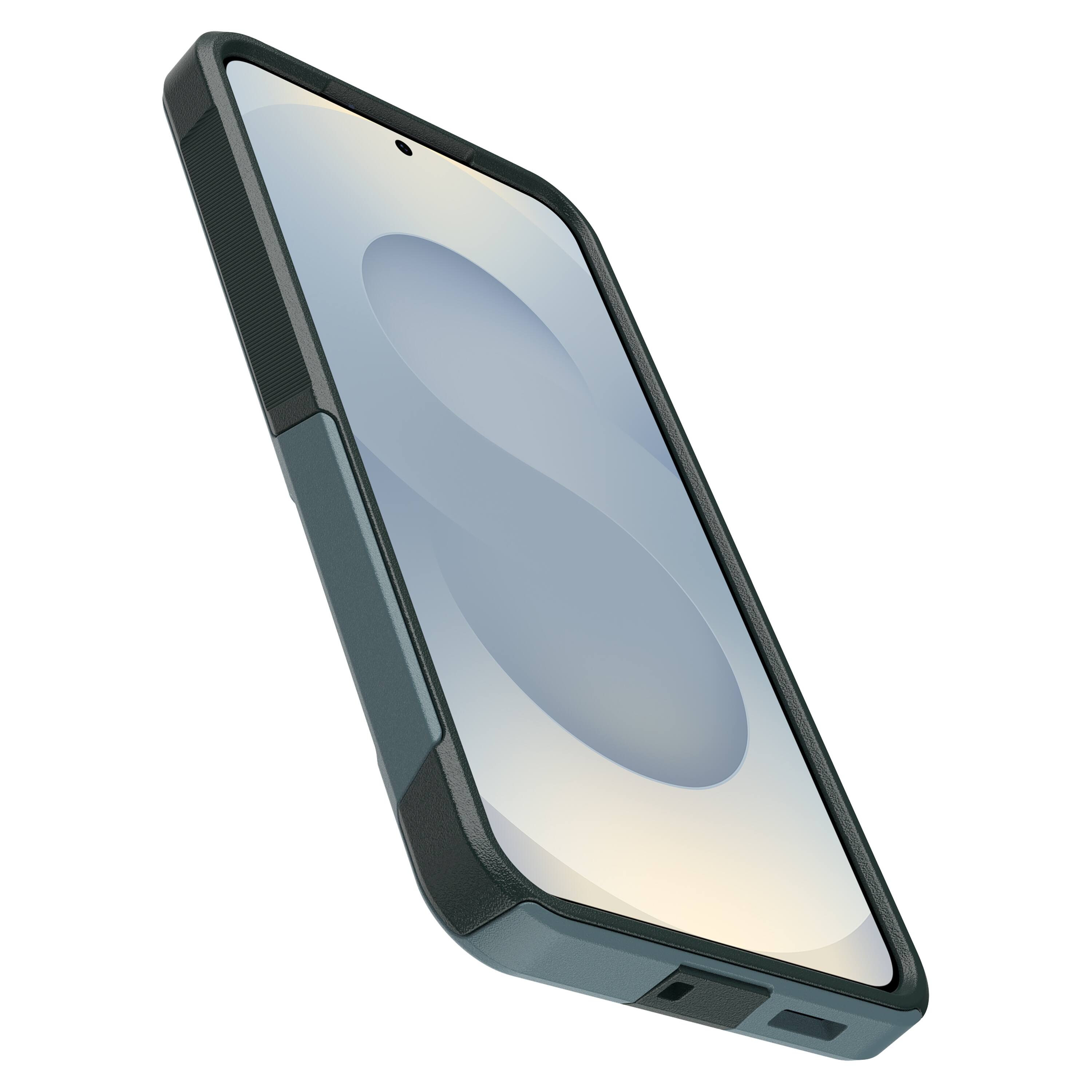 Left. OtterBox - Commuter Series Hard Shell for Samsung Galaxy S25+ - Green.