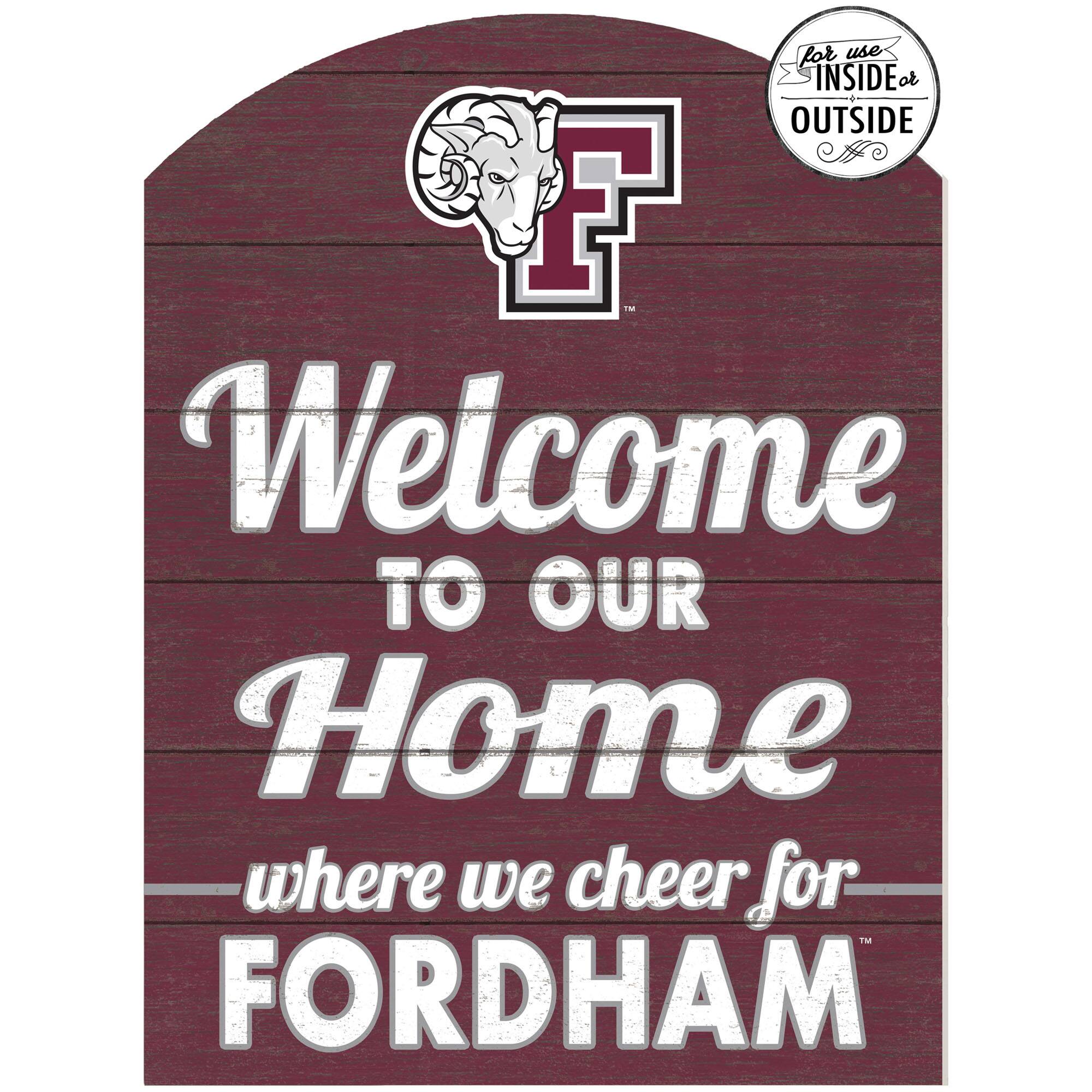 Maroon Fordham Rams 16'' x 22'' Marquee Sign