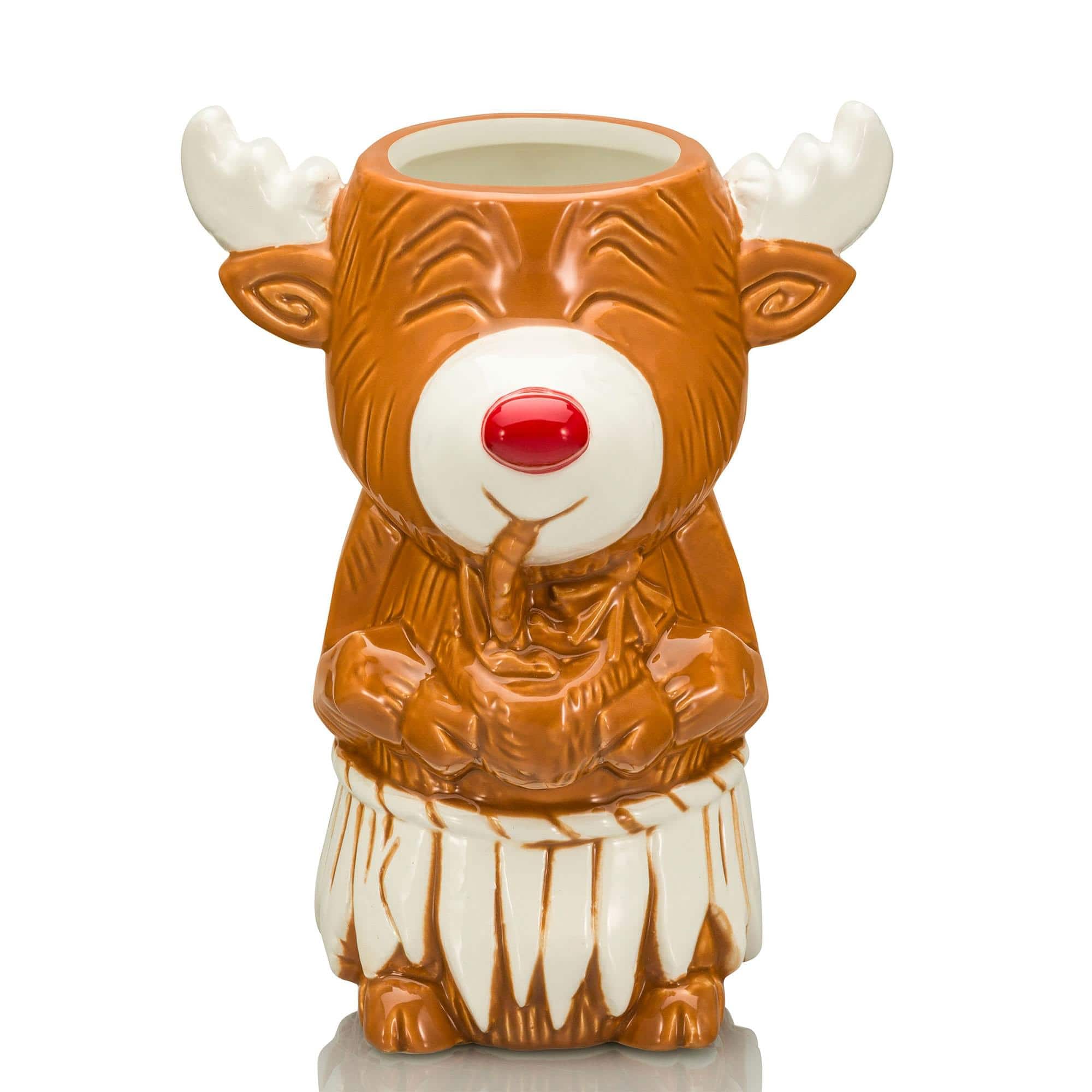 Beeline Creative - Geeki Tikis Rum Rum Rudolph 24 Ounce Ceramic Mug - Multi-Colored