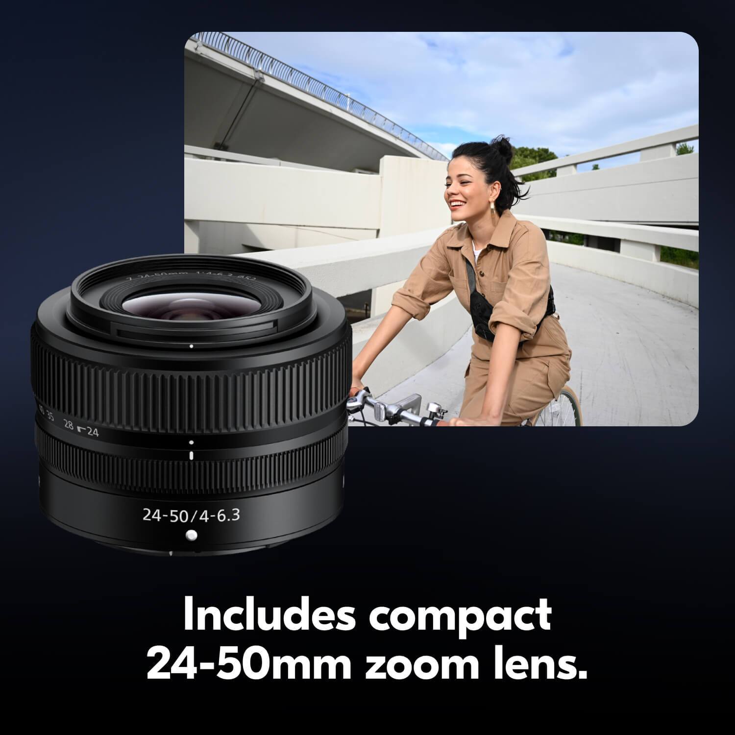 24-50mm PAY 652  
35 28 r24  
24-50/4-6.3  
Includes compact 24-50mm zoom lens.