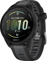 Garmin - Forerunner 165 GPS Smartwatch 43 mm Fiber-Reinforced Polymer - Black/Slate Gray - (2024) - Front_Zoom