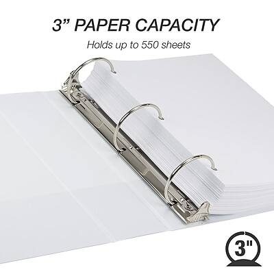 3" PAPER CAPACITY  
Holds up to 550 sheets