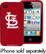 Front Standard. Tribeca - St. Louis Cardinals Case for Apple® iPhone® 4 - Red.