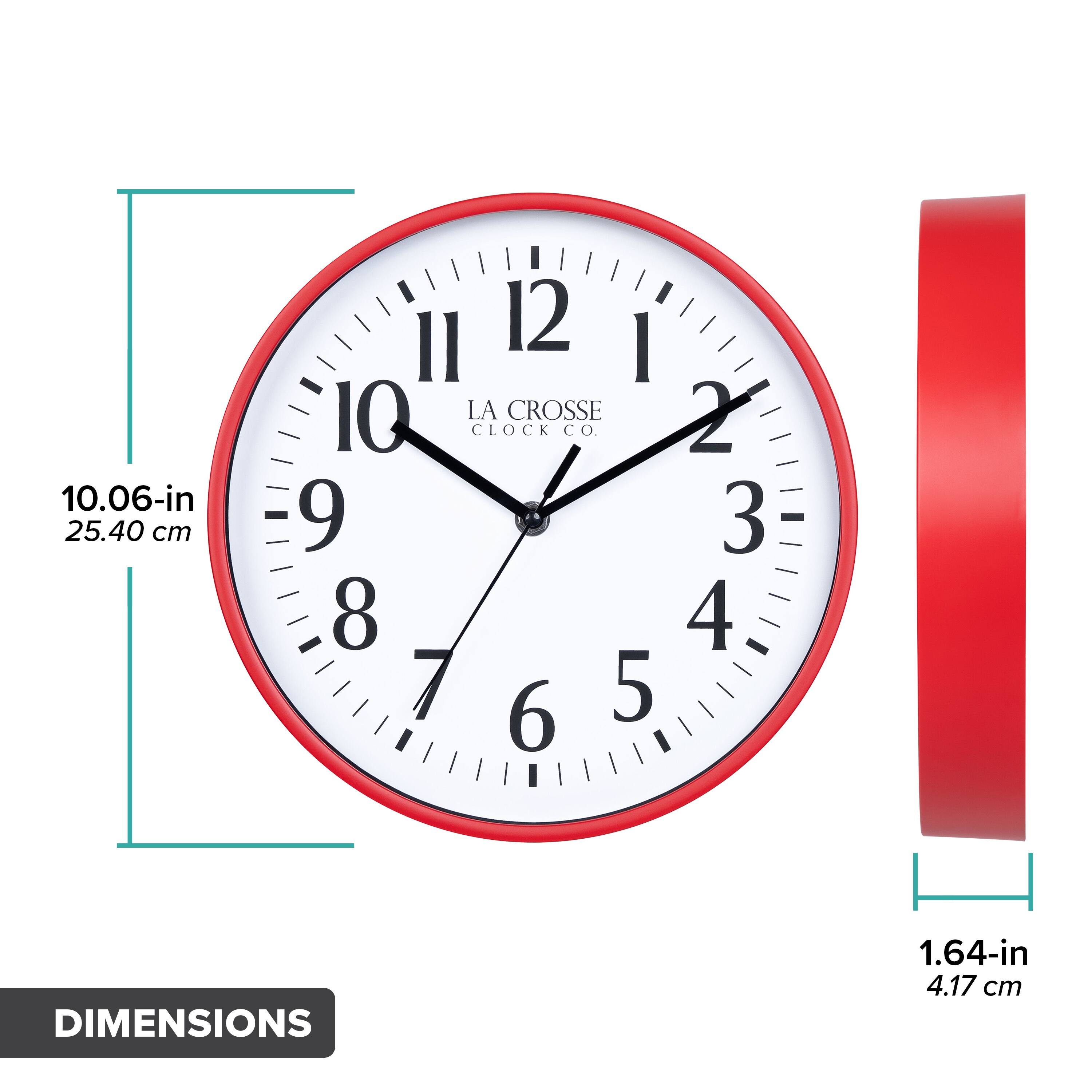 10.06-in 25.40 cm

LA CROSSE CLOCK CO.

DIMENSIONS

1.64-in 4.17 cm