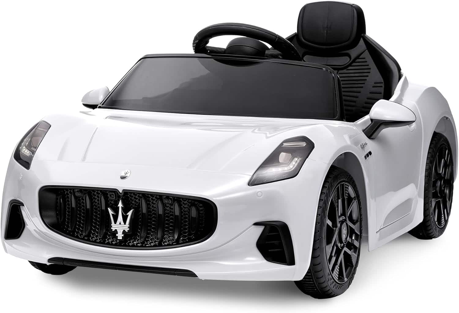 Homhougo - Ride On Car Licensed Maserati Gran Cabrio, 12V Battery Powered Motorized Car for Kids with Remote Control