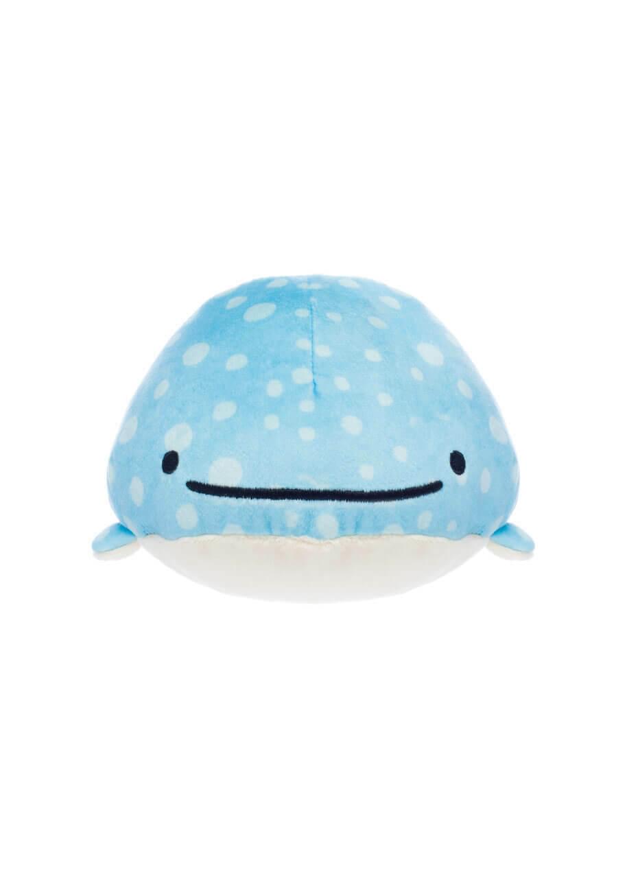 Alt View 2. Sumikkogurashi - Jinbesan with Nekonbu and Ika 9 Inch Character Plush - Blue.