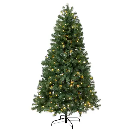 Front. Elf Stor - Artificial Christmas Tree-6ft 11 Function - Green.