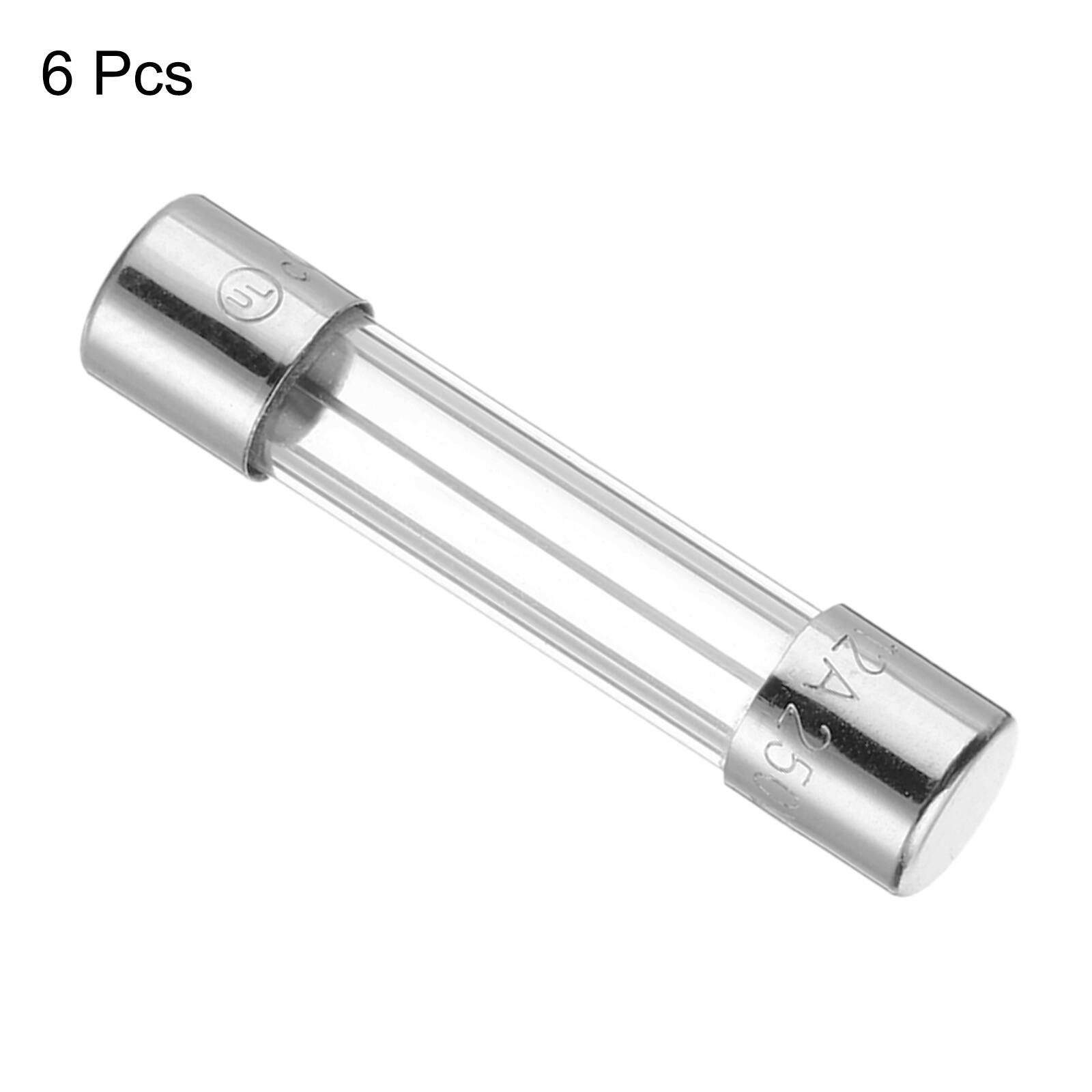 Alt View 2. Unique Bargains - 12A 250V 6x30mm Time Delay Glass Fuse UL Listed Slow Blow Fuse for Home Appliances 6pcs.