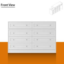 FUFU&GAGA - Convertible Dresser & Vanity: Transformable, Space - Smart Solution - White