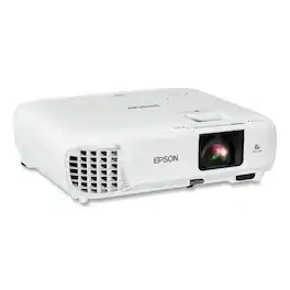 Epson - V11H982020 PowerLite X49 3600 lm 1024 x 768 Pixels 1.2X Zoom 3 LCD XGA Classroom Projector - White