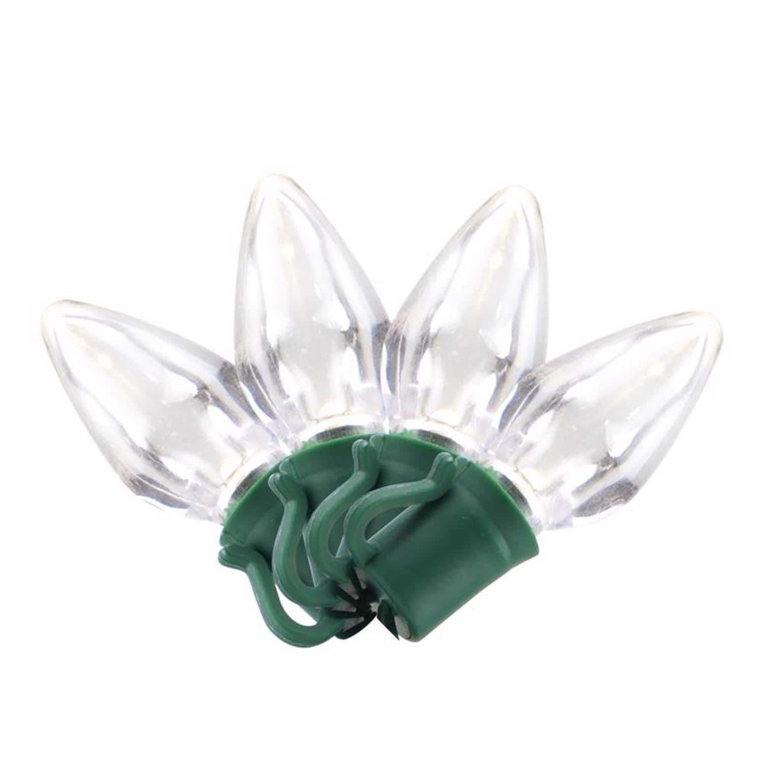 Celebrations - Incandescent C7 Clear 4 ct Replacement Christmas Light Bulbs 0.08 ft.