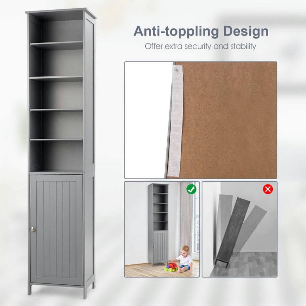 Anti-toppling Design  
Offer extra security and stability