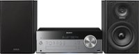 Front Zoom. Sony - 50W Bluetooth Micro Music System - Black.