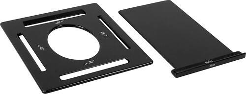 Front Standard. Matias - iRizer Adjustable Stand for Apple® iPad™ - Black.