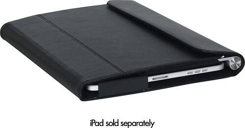 Angle Standard. iSound - Keyboard Portfolio Case for Apple® iPad™ - Black.