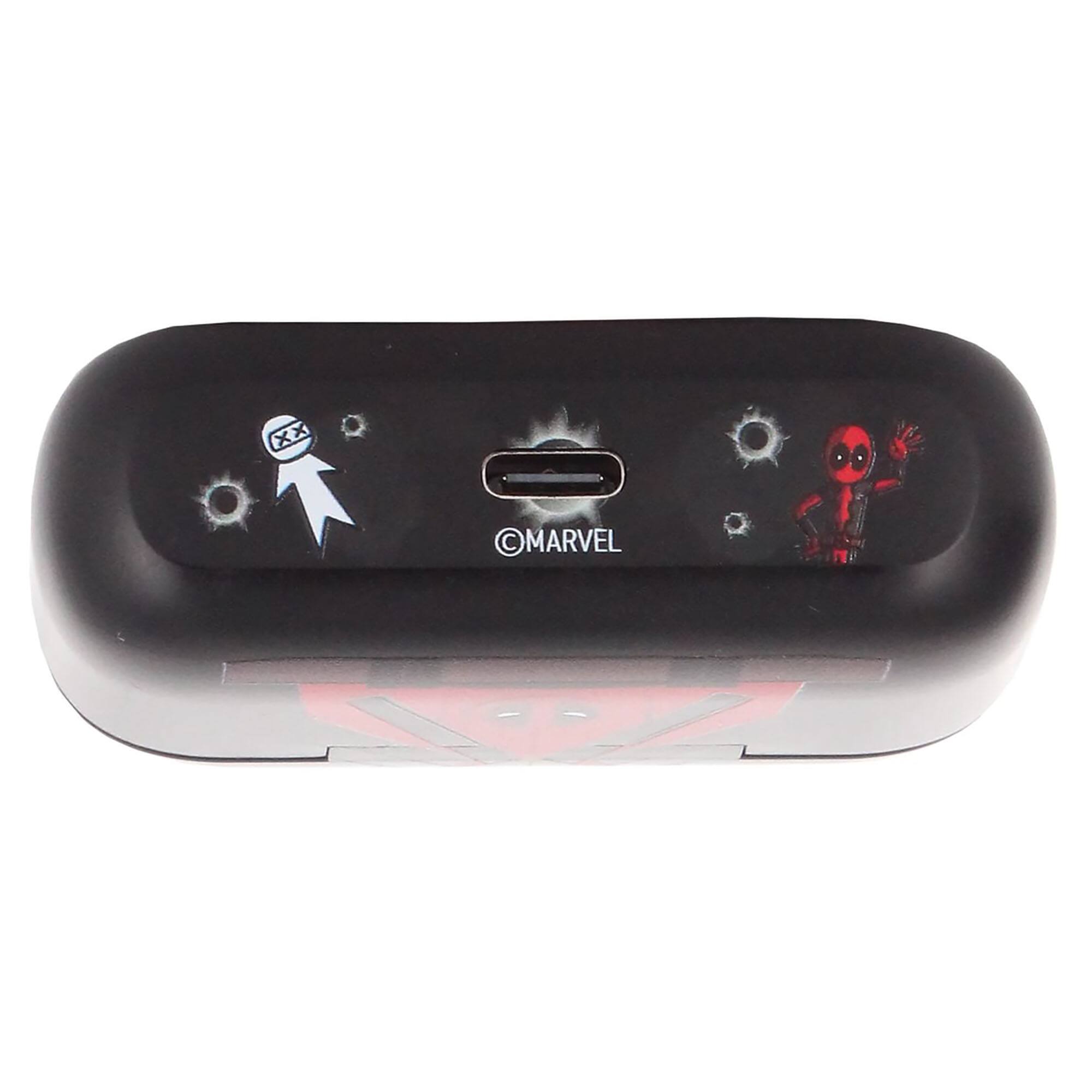 Alt View 5. Cable Guys by Exquisite Gaming - Buds Pro & Holdem Bundle: Deadpool - Multicolor.