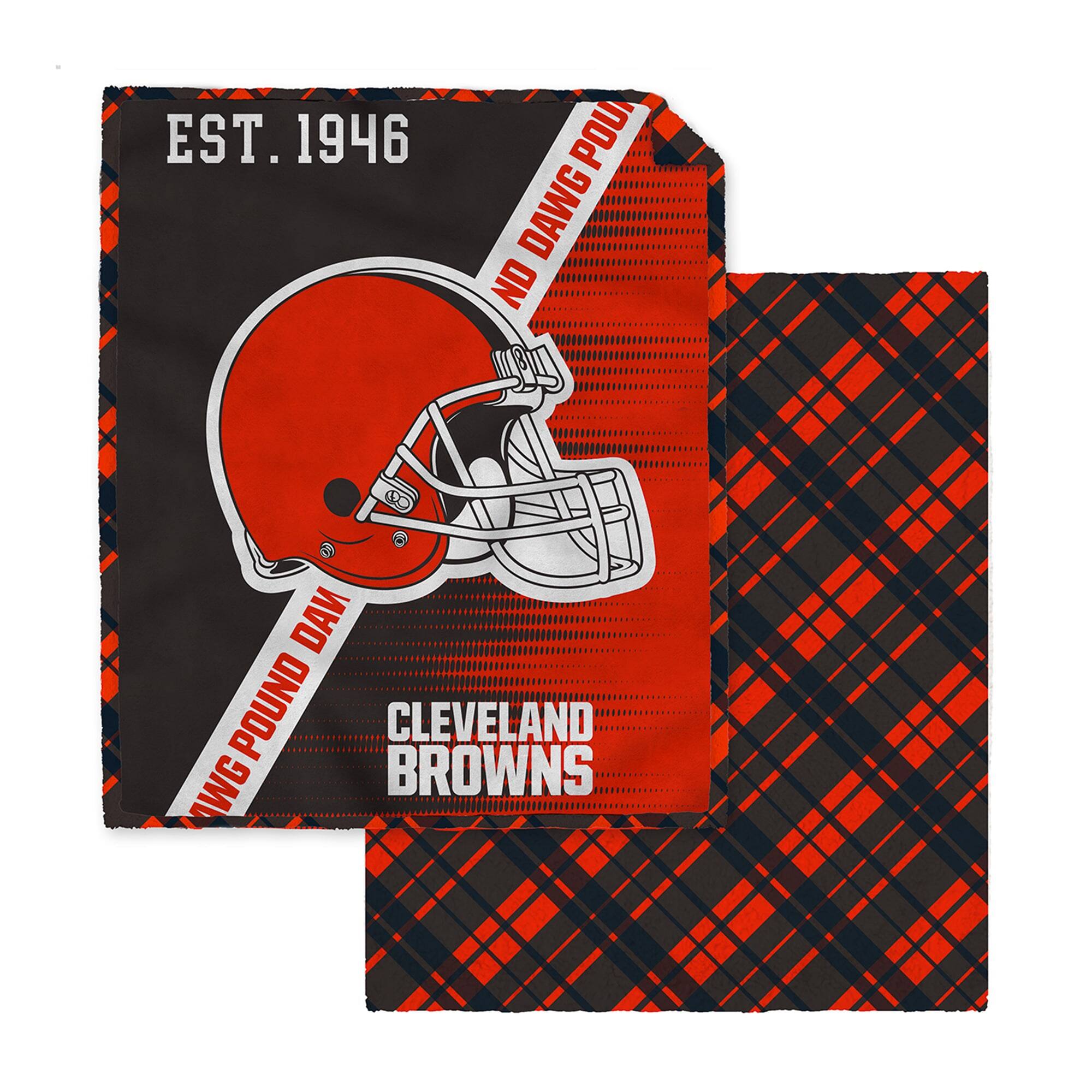 EST. 1946  
NO DAWG POUND  
NO POUND DAWG  
CLEVELAND BROWNS