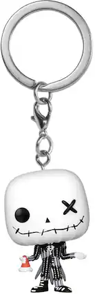 Front. Funko - Funko Keychain: The Nightmare Before Christmas - Jack Skellington - COLLECTIBLES - Multicolor.