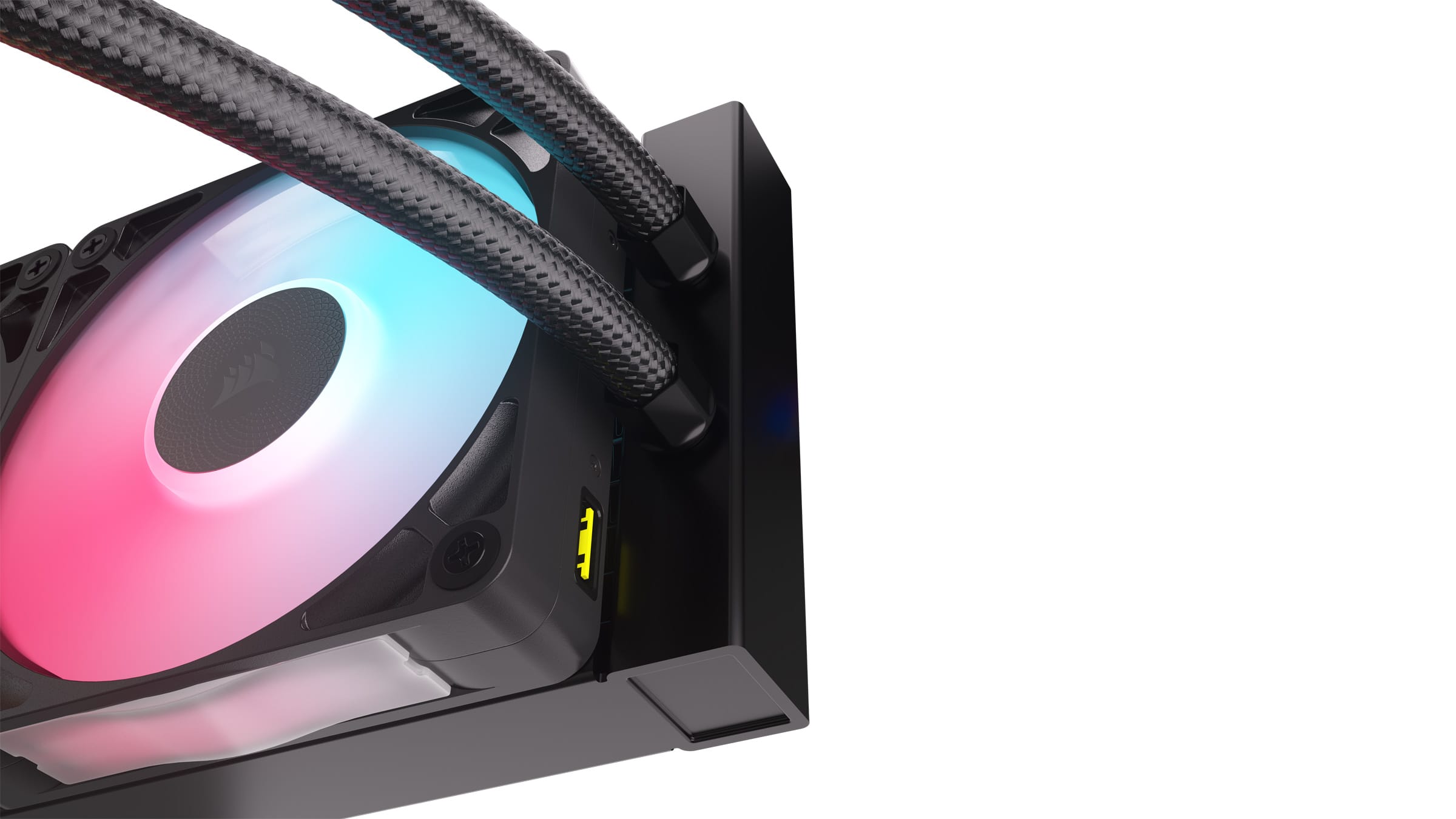 Alt View 17. CORSAIR - iCUE LINK TITAN 360 RX LCD Liquid CPU Cooler - Black.