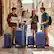 Alt View 6. Winado - 16"/20"/24"/28" Carry on 4 Piece PP Hardside Luggage Suitcase Set with Built-in Lock Spinner Wheels for Travel Business - Navy Blue.