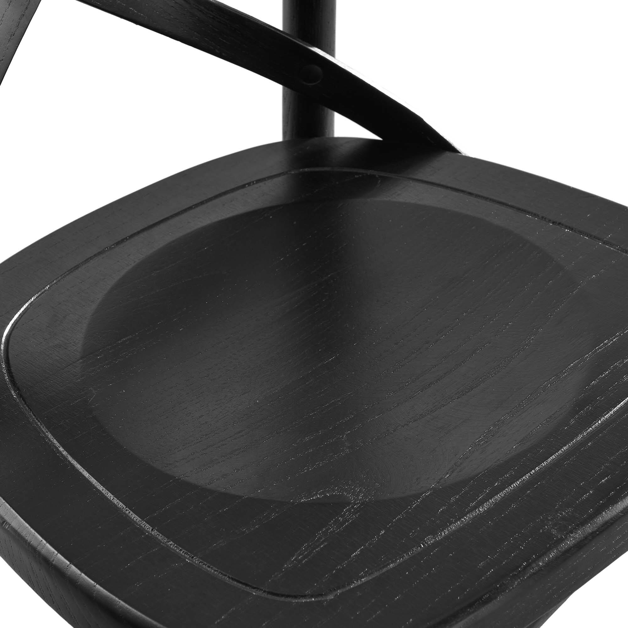 Alt View 4. Modway - Gear Bar Stool - Black.