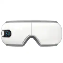 Cluzine - Eye Massager with Heat, Air Compression, Vibration, Bluetooth,Foldable Rechargeable Eye Care Device