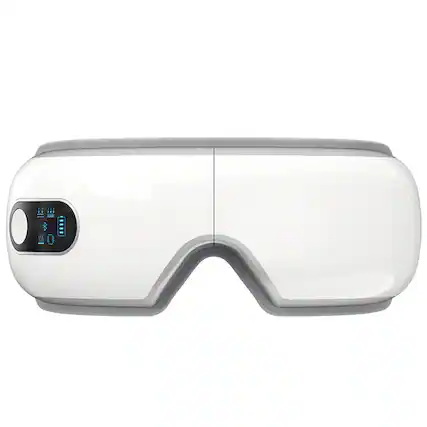 Front. Cluzine - Eye Massager with Heat, Air Compression, Vibration, Bluetooth,Foldable Rechargeable Eye Care Device.