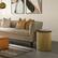 Angle. Simpli Home - Demy Metal and Wood Accent Table - Cognac and Gold.