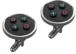 Rubber Road - PlayStation Symbols Cufflinks - Black