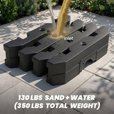 Inlet 130 LBS SAND + WATER (350 LBS TOTAL WEIGHT)