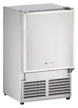 U-Line - 14" 23-Lb. Freestanding Ice Maker - Stainless Steel