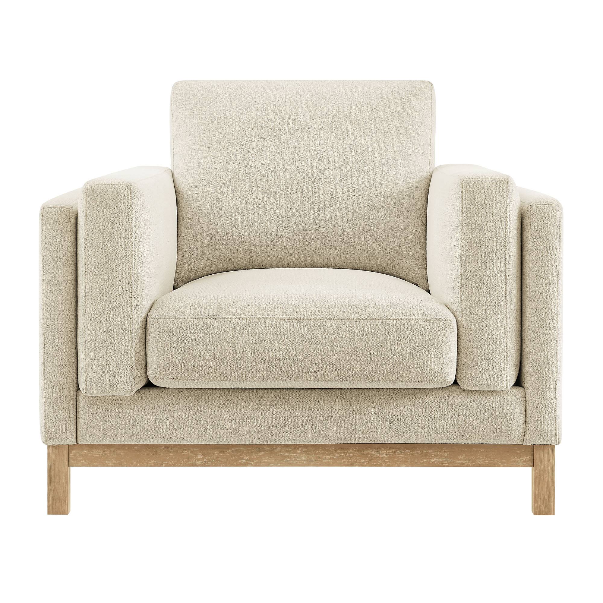 Alt View 5. Modway - Roscoe Upholstered Armchair - Ivory.