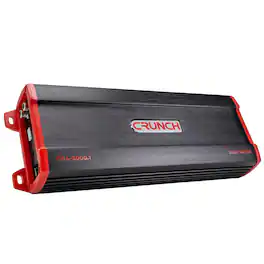 Crunch - CRA-3000.1 CRA Series 3000 Watt Mono Block Amplifier 750x1 @ 4OHM, 1500x1 @ 2OHM, 3000x1 @ 1OHM - Black/Gray