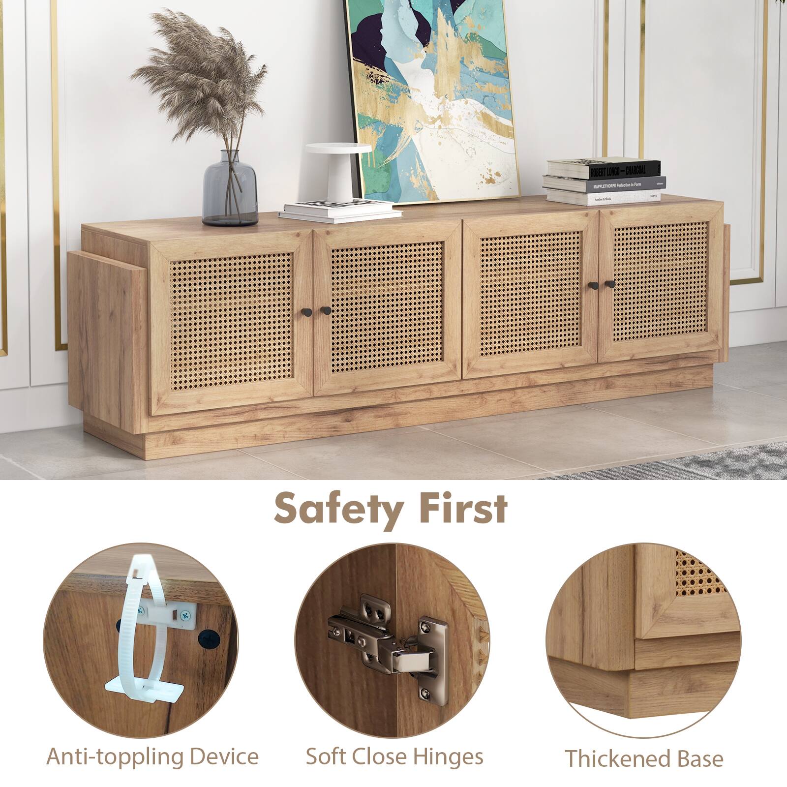 - FANTAIN Proficia tem
- Safety First
- Anti-toppling Device
- Soft Close Hinges
- Thickened Base
