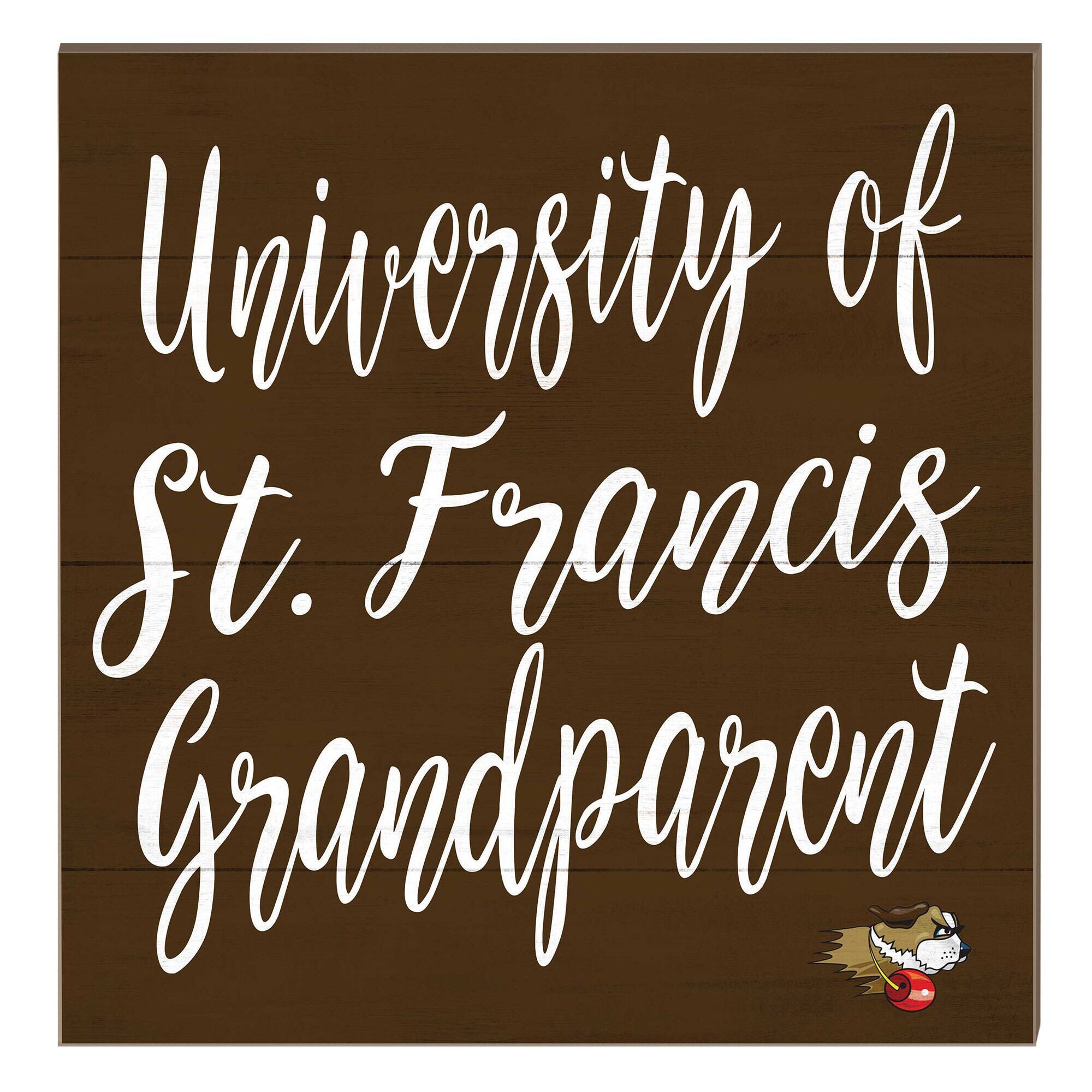St. Francis Fighting Saints 10" x 10" Grandparent Plaque