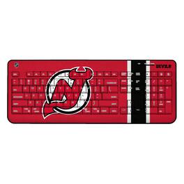 Keyscaper - New Jersey Devils Stripe Wireless Keyboard - Multicolor