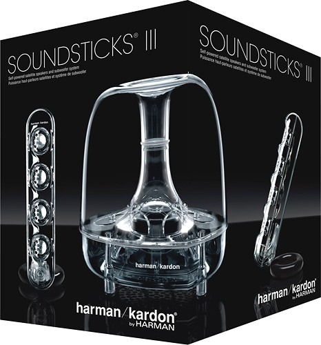 Best Buy: Harman Kardon Soundsticks III 2.1 Speaker System (3