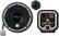 Front Standard. JBL - 5-1/4" 2-Way Car Speakers with Plus One HCL Woofer Cones (Pair).