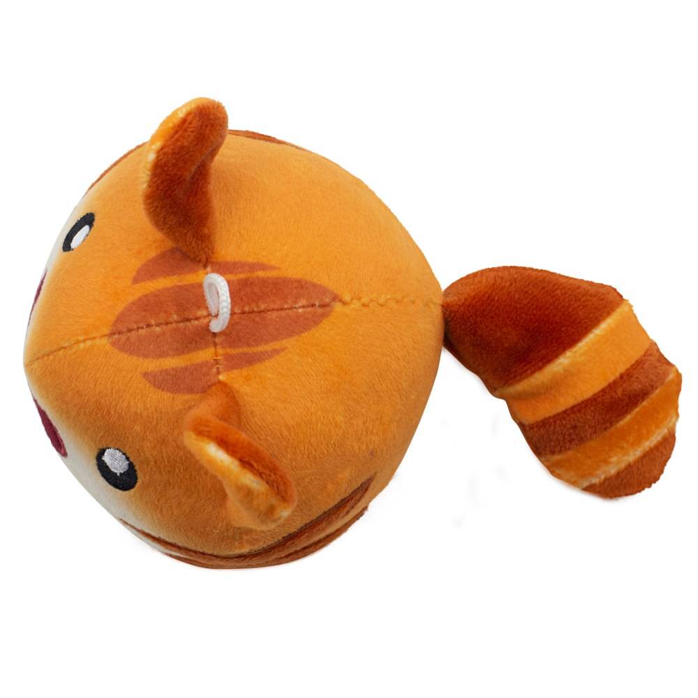 Alt View 3. Imaginary People - Slime Rancher 4 Inch Tiger Tabby Slime Collector Plush - Orange.