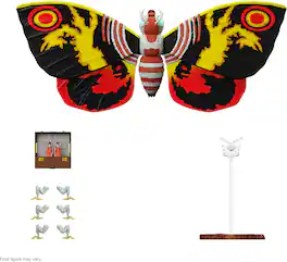 Super7 - Toho ULTIMATES! Wv5 - Mothra (1992) - COLLECTIBLES - Multicolor