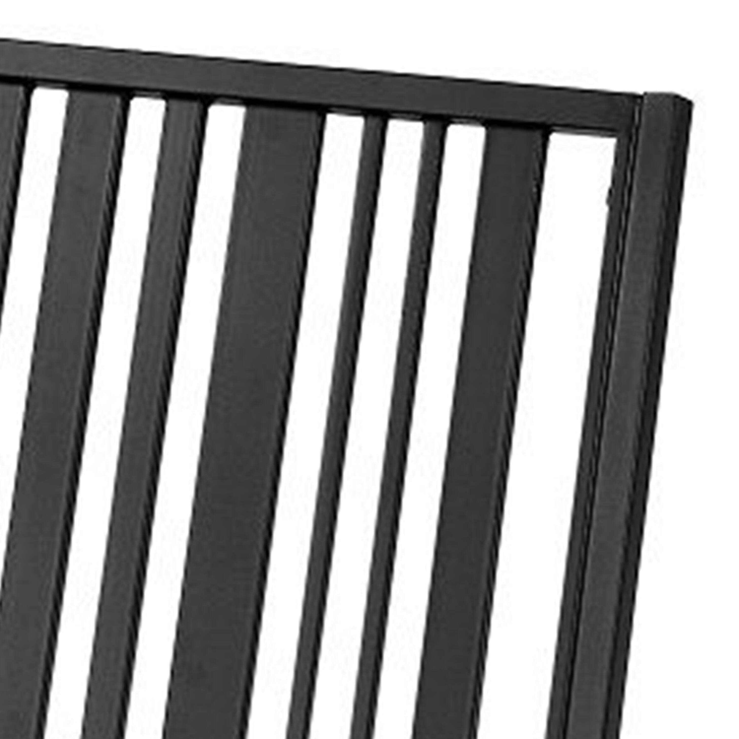 Alt View 1. Manhattan Lane - Nori 24 Inch Side Dining Chair Set of 2, Slatted Back, Faux Leather - Brown, Black.