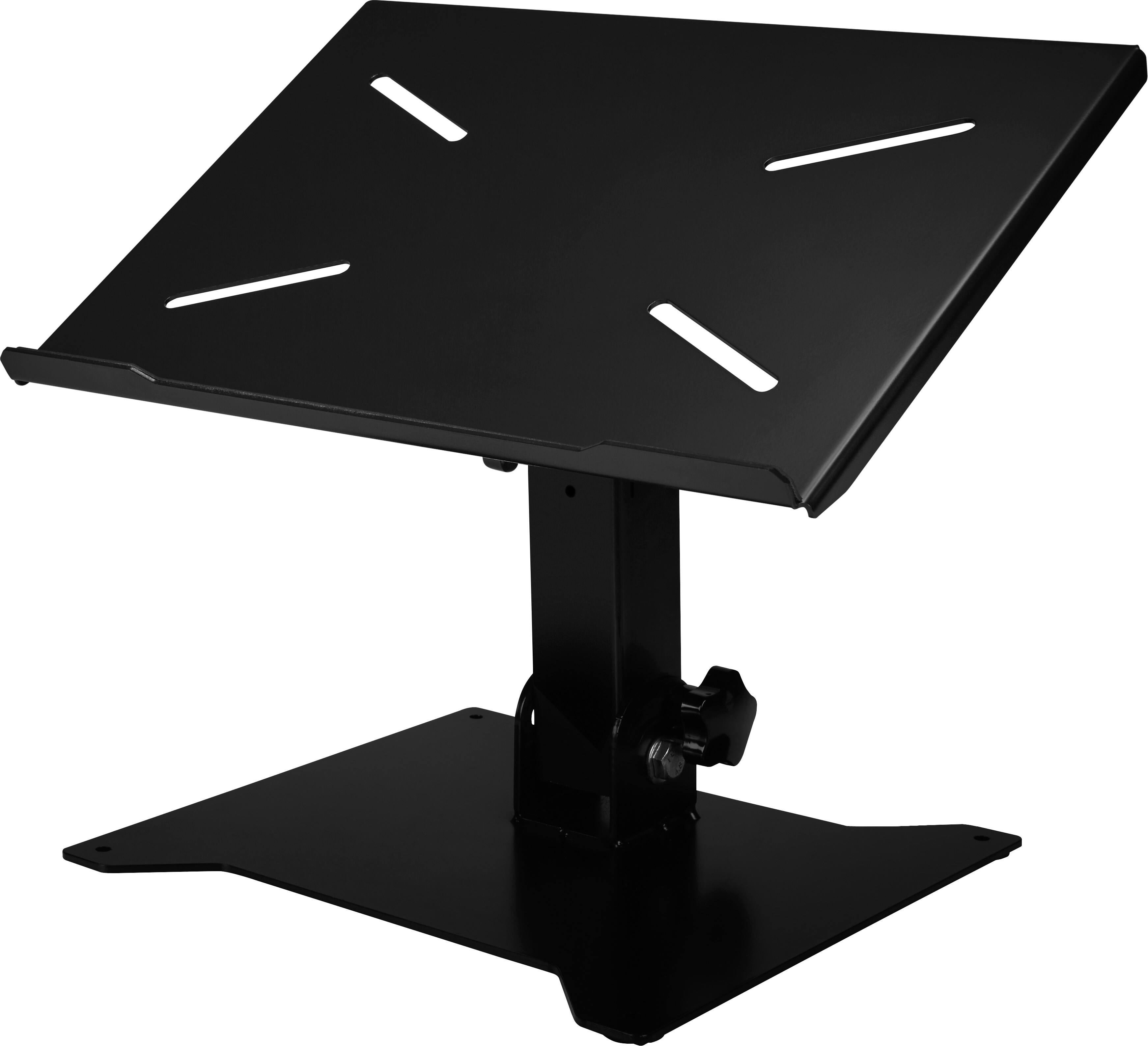 Angle. Pioneer DJ - Adjustable DJ Stand for DJ Booths, Hold DDJ-XP1, RMX-1000 or Laptop - Black.