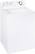 Angle Standard. GE - 3.3 Cu. Ft. 14-Cycle Washer - White-on-White.