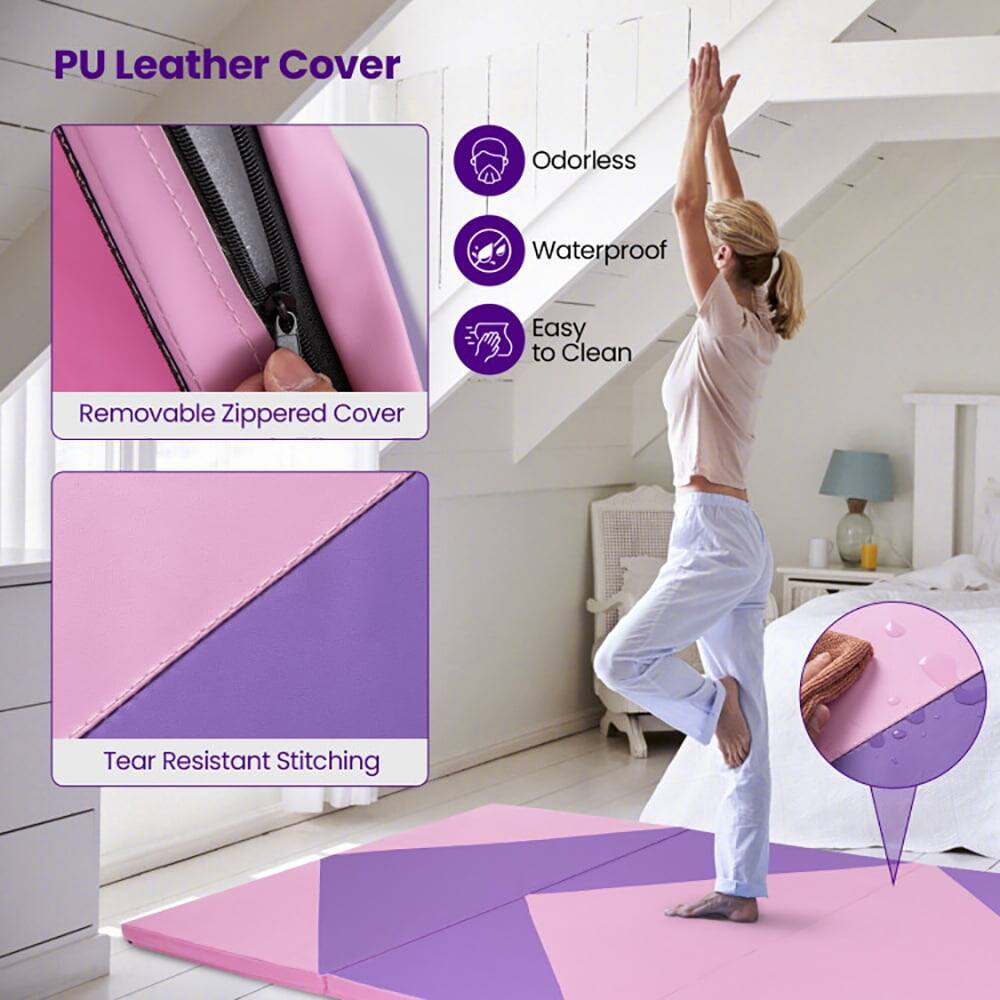 PU Leather Cover  
Odorless  
Waterproof  
Easy to Clean  
Removable Zippered Cover  
Tear Resistant Stitching