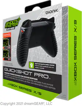 Bionik - Xbox Series XS QuickShot Pro - Headset, Charge Base, Cable - Multicolor